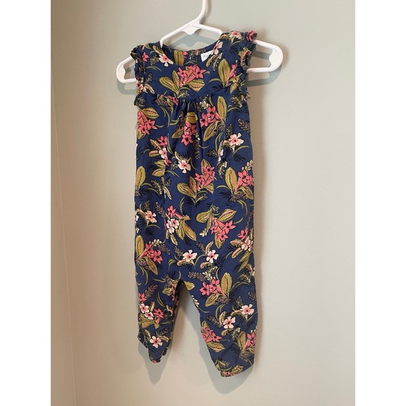Ralph Lauren‎ Floral Ruffled Romper- Size 9 Months - Picture 3 of 9